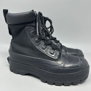 Black Women's High-Top Sneakers